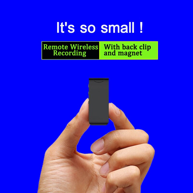 Voice recorder - mp3 speler met magnetische behuizing en clip- 20 dagen