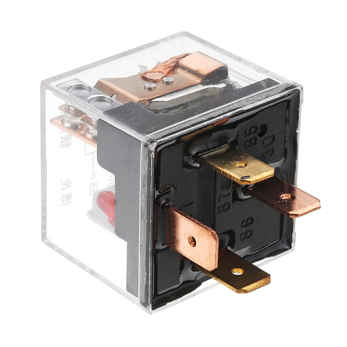 Universal Car Horn Harness Relay 12V Motorcycle Waterproof Relay 4 Pin Lamp Air Conditioner Socket Double Electric Shock