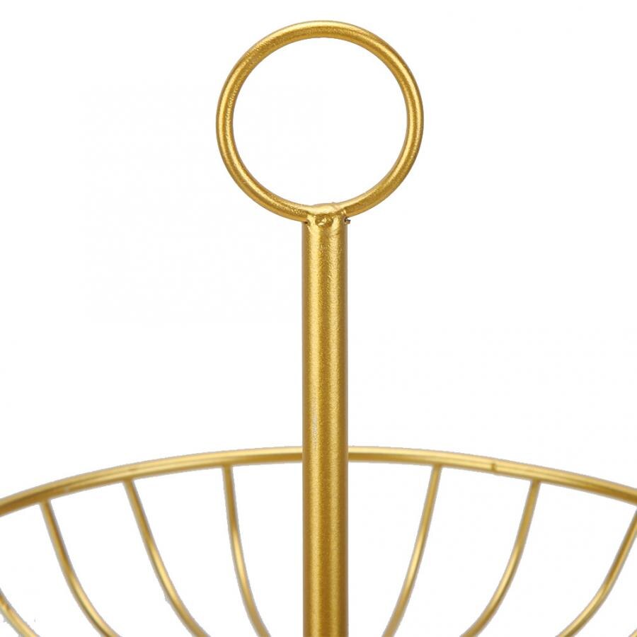 Półmisek na cukierki gospodarstwa domowego salonu nowoczesne 3-szczebel talerz na owoce stojak robić przechowywania talerzy taca koszyk zastawa stołowa koszyk na owoce