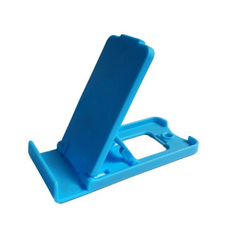 Phone Holder Cute Multi-function Adjustable Mobile Phone Holder Stand Lovely Portable Holders Stable Protective fold for iphone: Sky Blue