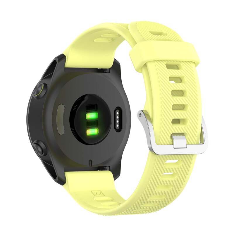 Correa de silicona para reloj Garmin Fenix 5/5 Plus/Forerunner 935 945 lite 745/Approach S60/Quatix 5, Correa deportiva de repuesto, 22mm: xyst-yellow