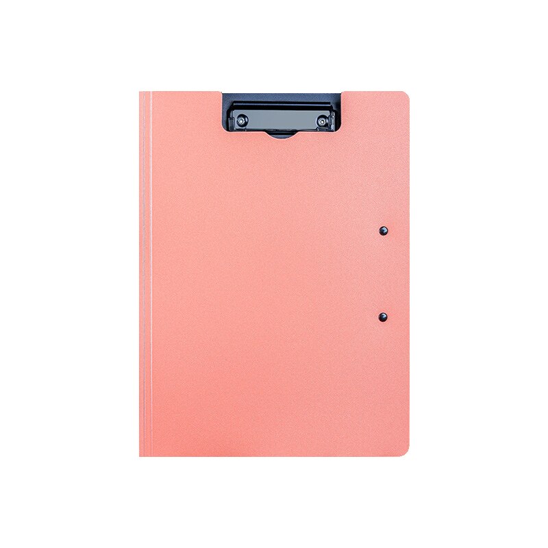 A4 File Folder Clipboard Writing Pad Memo Clip Board Double Clips Test Paper Storage Organizer School Supplies Office Stationary: Orange