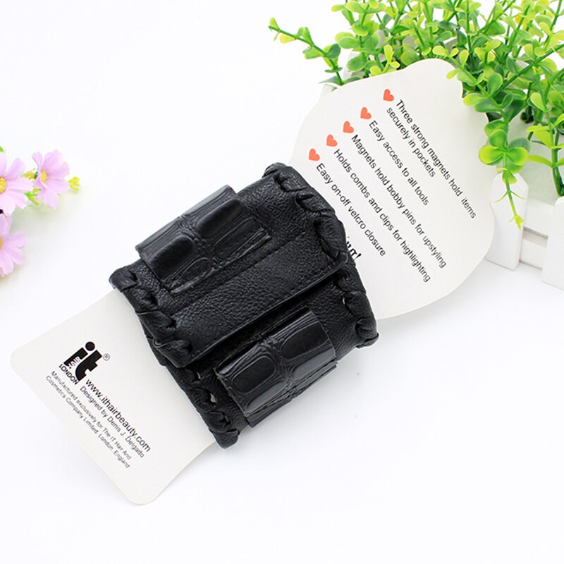 Polsband Salon Kapper Schaar Tas Kappers Holster Pouch Etui Opslag Pols Opbergzakken Zwarte