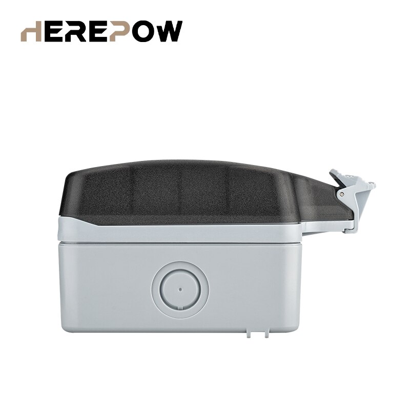 Herepow IP66 Waterproof Weatherproof outdoor outlet, 1 set universal / UK standard