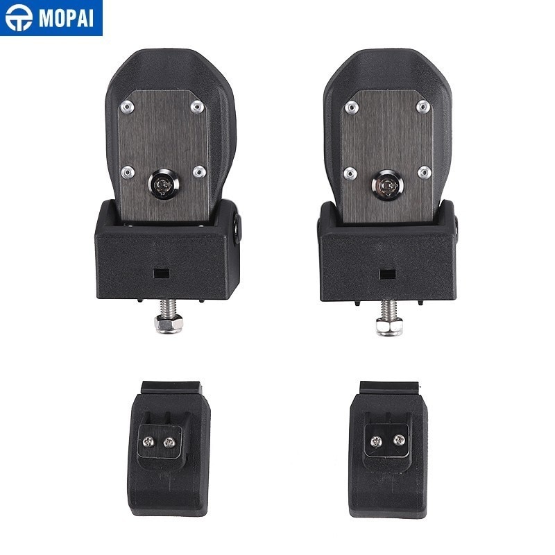 MOPAI Locks Hood for Jeep Gladiator JT + Car Engine Hood Latch Catch With Key Lock Accessories for Jeep Wrangler JL +