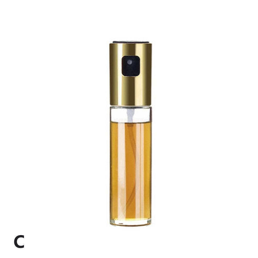 1pc glas olivenolie sprøjte olie spray tom flaske eddike flaske olie dispenser til madlavning salat bbq køkken bagning: C