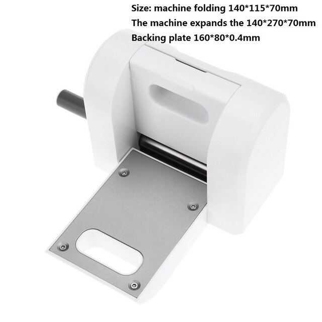 Udstansning prægning maskine scrapbooking cutter stykke udstanset papir cutter udstanset maskine hjem diy prægning dør værktøj: Hvid 140 x 115 x 70mm