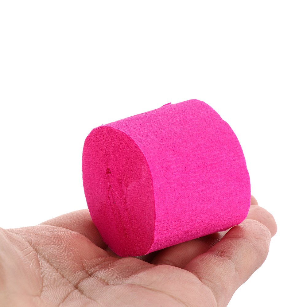 3.5cm*10m Crinkled Crepe Paper Flower Wrapping DIY Scrapbooking Craft for Birthday Party Festival Christmas Decoration