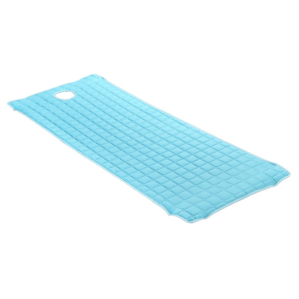 Couverture de Table de Massage doux beauté | Drap de lit de SPA, protecteur de matelas avec trou de respiration, 180x60cm: Blue 180x60cm