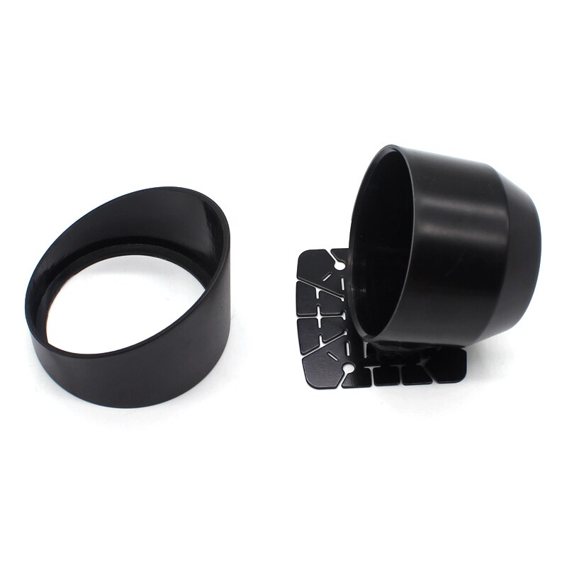 DEFT Gauge Pod 60mm Universal Gauge Cup Car Mount Holder Plastic Single Auto Car Meter Pods Dash Pod Mount Bracket Adjustable: Gauge Pod and Cap