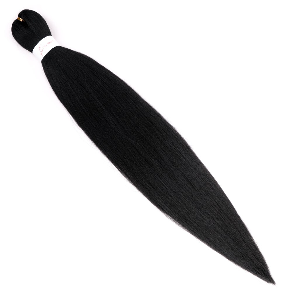 Forstrakt fletning hår fletning kløe fri syntetisk fiber corchet fletninger yaki tekstur hår extensions: 1-1