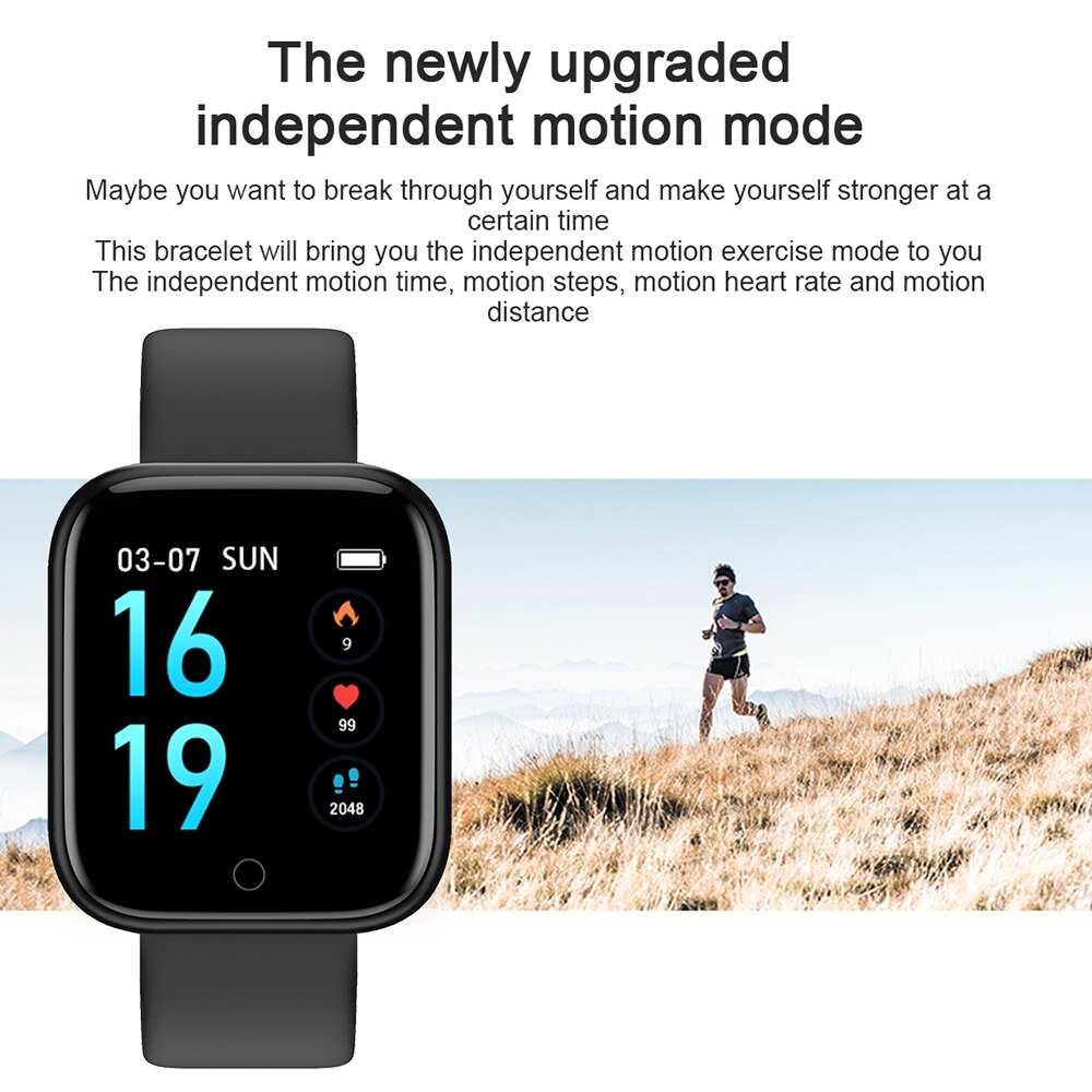 T80s mais recente moda relógio inteligente monitor de freqüência cardíaca fitness rastreador corpo temperatura pulseira à prova dwaterproof água esporte smartwatch