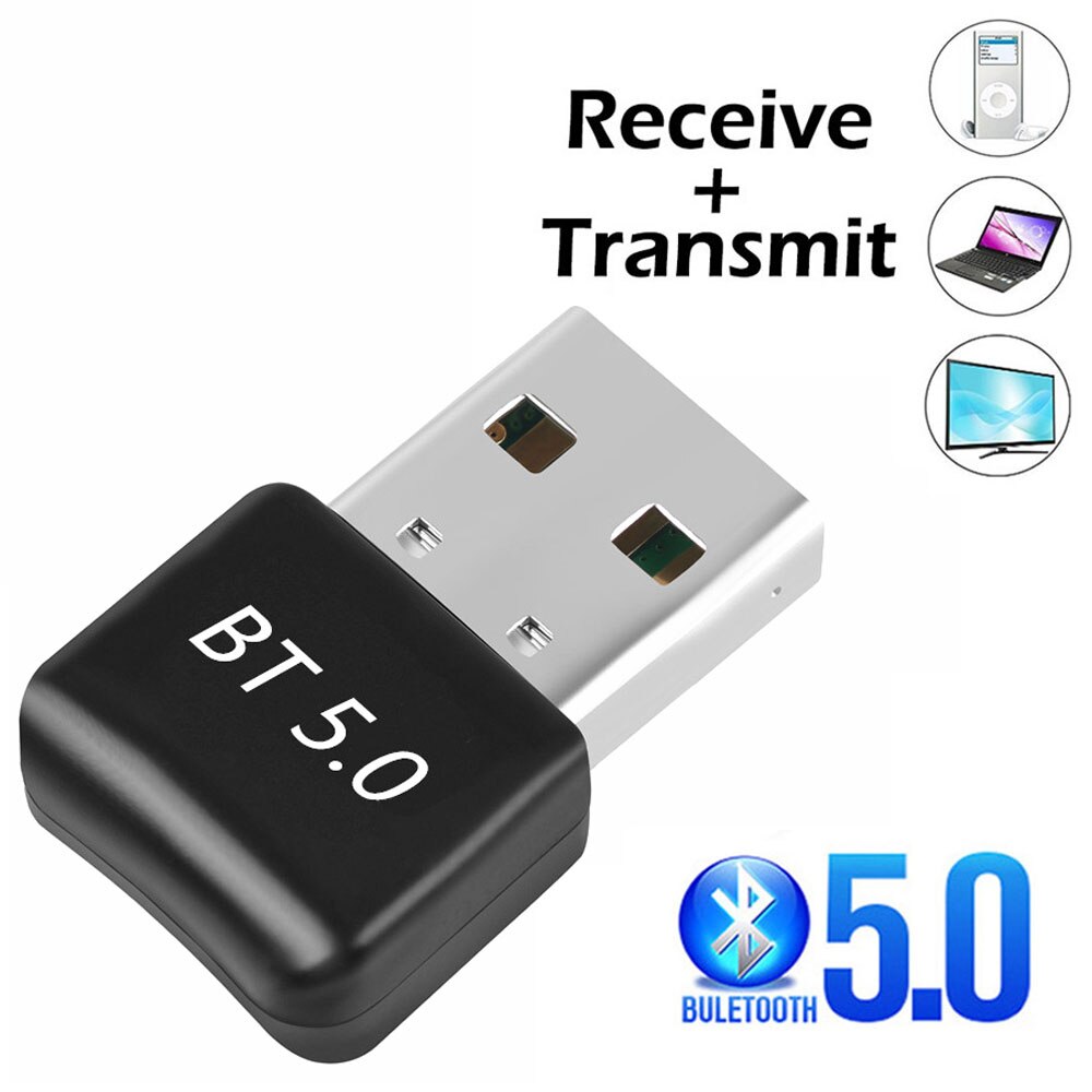 Bezprzewodowy adapter USB Bluetooth 5.0 wtyczka Bluetooth odbiornik muzyczny Adaptador nadajnik Bluetooth na PC wygrać 7 8 10