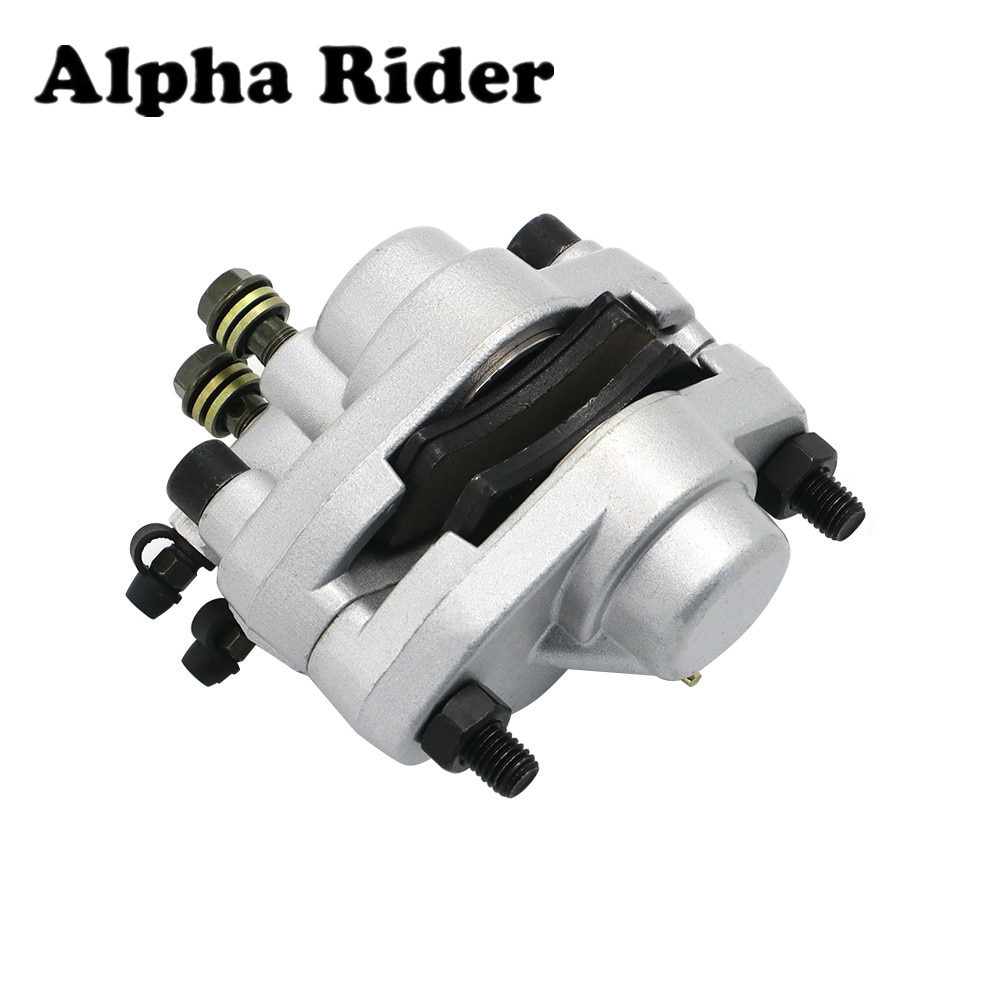 Rear Brake Caliper With Pads Silver For POLARIS ATV Trail Boss 325 Year 2000 2002 / Trail-Boss 330 Year 2003 2004