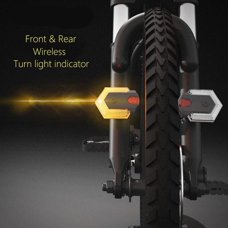1 einstellen Clever kabellos Fernbedienung Fahrrad Fahrrad Blinker Vorne Hinten Licht