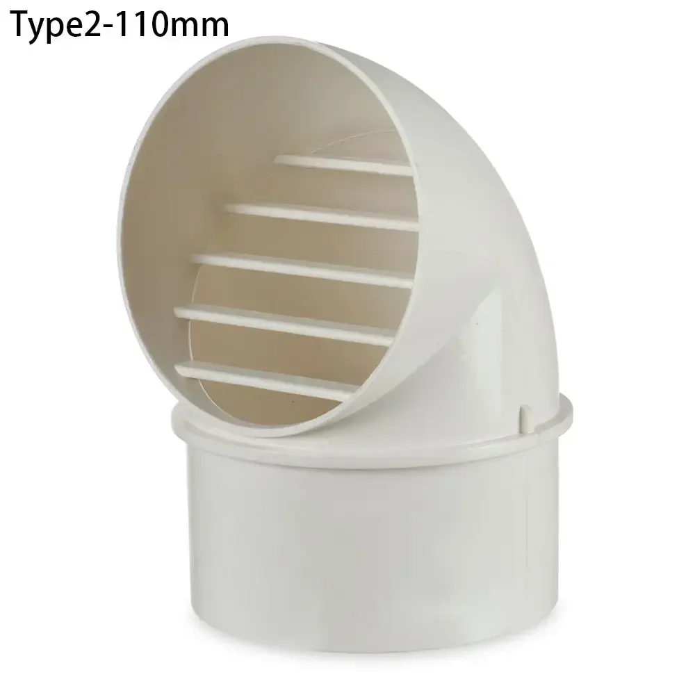 PVC Ventilation Exhaust Grille round Wall Ceiling Air Vent Grille Ducting Cover Outlet Heating Cooling Waterproof Vent Cap: Blue