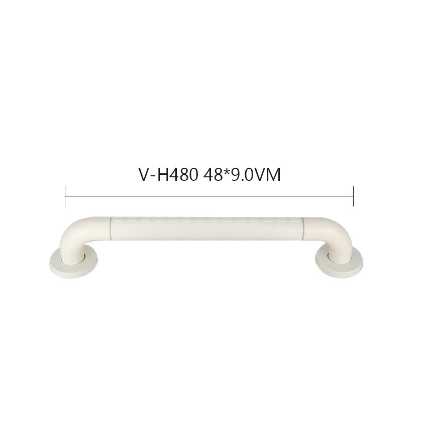 SVAVO barre d'appui d'assistance de sécurité I forme ménage Balance murale lumineuse douche toilette aide barre d'appui pour salle de bain: 480mm-White