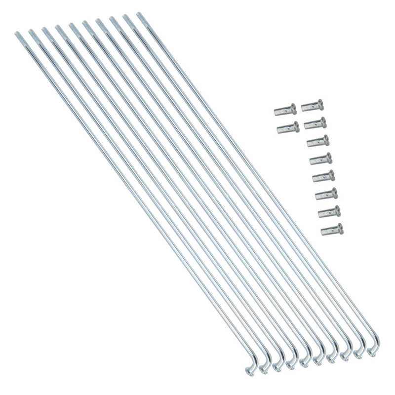 10pcs Bike Spokes13G Spokes 2.2mm Bike Spokes Stainless Steel Spokes Bicycle Tricycle Spokes Accessories Spokes Bicycle Parts