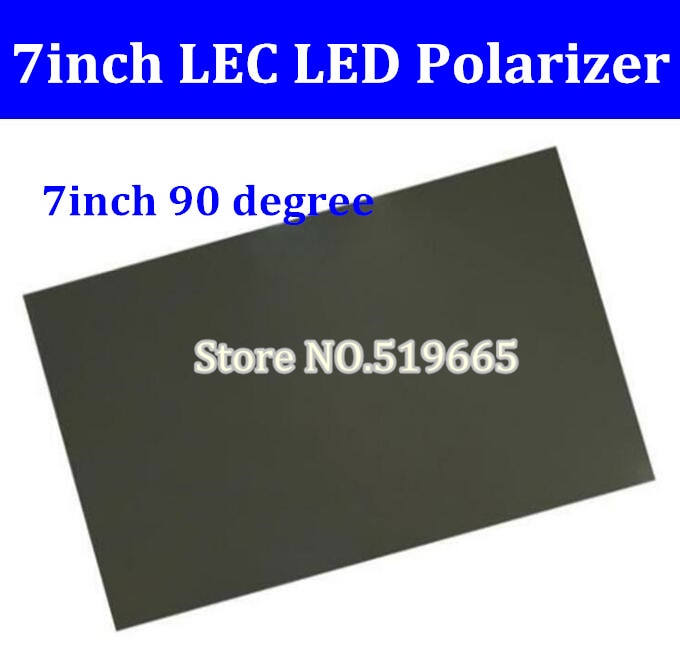 7 inch 7 inch 90 graden LCD LED polarisator polarisatie film voor laptop notebook scherm reparatie 0 graden 155x98mm