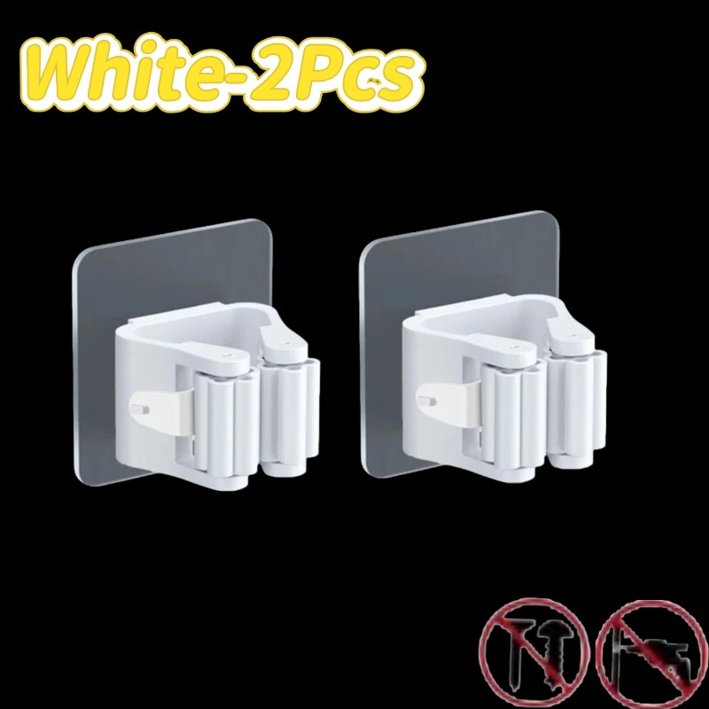 Supporto per scopa autoadesivo Supporto per scopa Supporto per scopa a parete Supporto per scopa Spazzola per spazzare Gancio Organizzatore di stoccaggio Accessori per la cucina del bagno: Blu