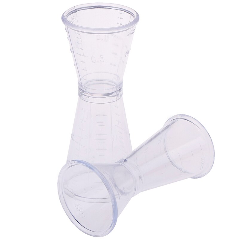 20/40ml transparent harts bar vin cocktail shaker jigger dubbel shot kort drink mixer vin mätare kopp bar tillbehör