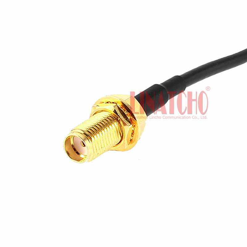 3 meters coaxial antenna extension RG174 jumper cable SMA Female to RP SMA male Connectors