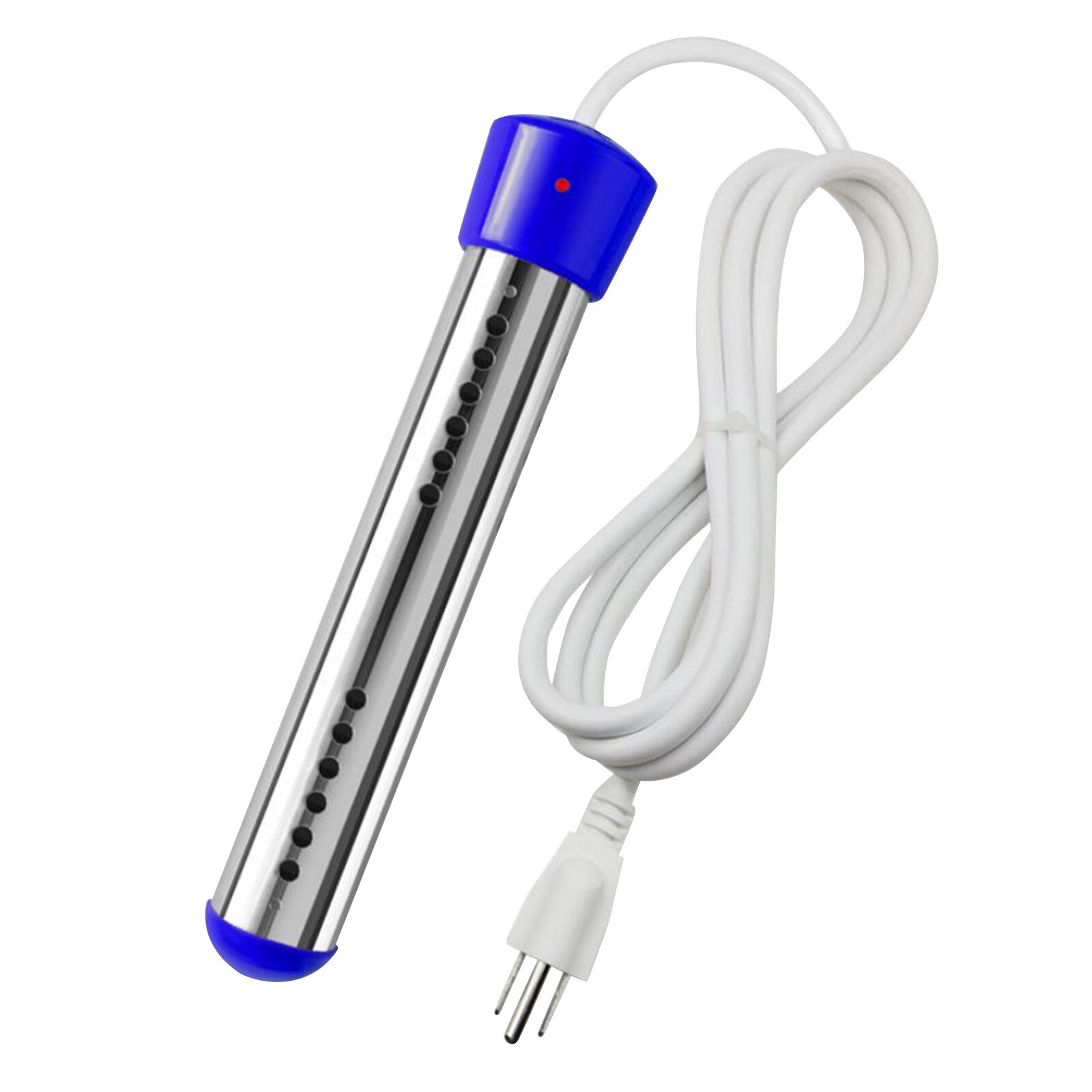 220V Water Heater Thermostat Floating Electric Water Heater Portable Immersion Suspension US Plug: Blue