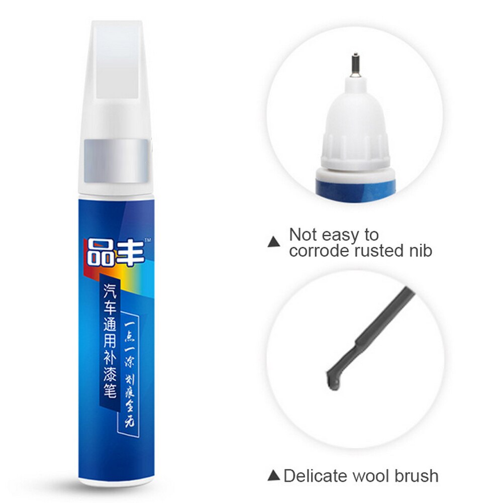 12ml bil lak pen universal vandtæt auto coat ridse klar fjerner reparation værktøj applikator auto bil lak pleje touch up penne