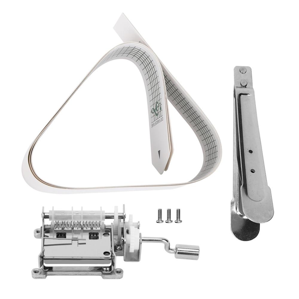 Cikonielf Make Your Own Music Box Kit DIY Hand-cranked Music Box with Hole Puncher and Paper Tapes