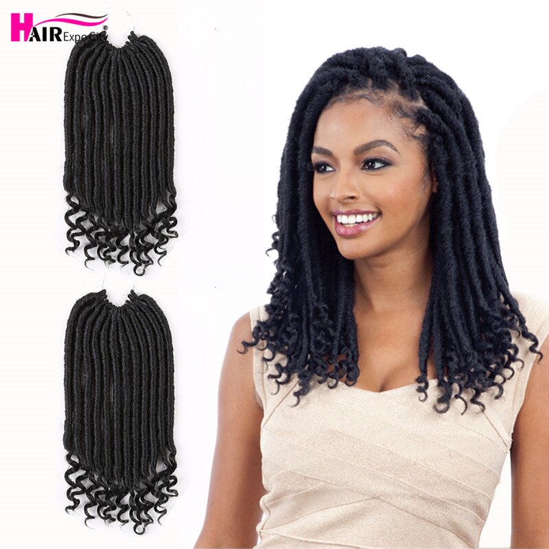 12 2x jumalatar faux locs virkatut hiukset ombre kiharat hiukset synteettiset palmikoidut hiuspidennykset afrikkalaisille naisille expo city