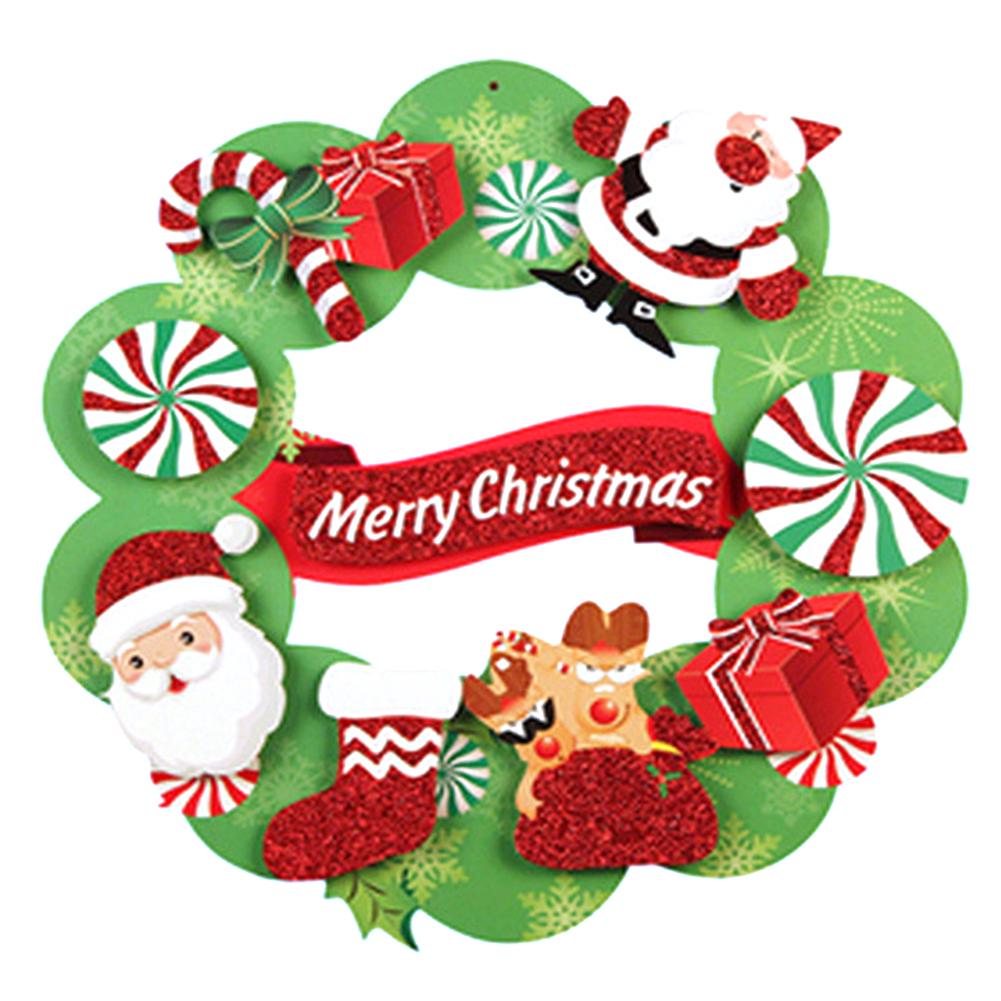 Christmas wreath door hanging decorations double s vicedeal