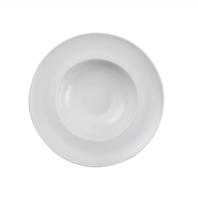 9-- calowe matowe, szkliwione talerze słomkowe, ceramiczny talerz, danie na makaron, danie w stylu zachodnim, talerz na zupę, artykuły restauracyjne robić kuchni: 1