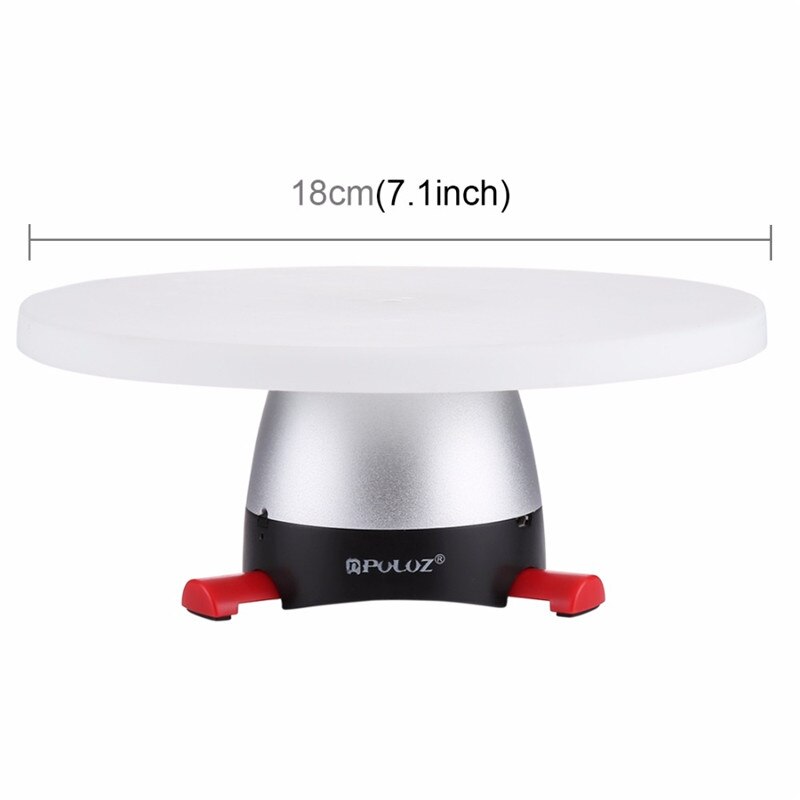 PULUZ Electronic 360 Degree Rotation Panoramic Tripod Head +Round Tray with Control Remoter photography Photo studio turntable