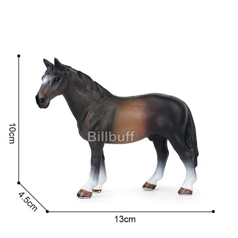 2022 Simulatie Dier Effen Hengst Paard Model Paard Racing Action Figure Speelgoed Cognitie Vroege Onderwijs Speelgoed Voor Kinderen