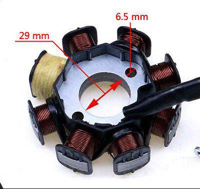 HiMISS Electric Wiring Harness Wire Loom CDI Stator Assembly for ATV QUAD 125CC-250CC