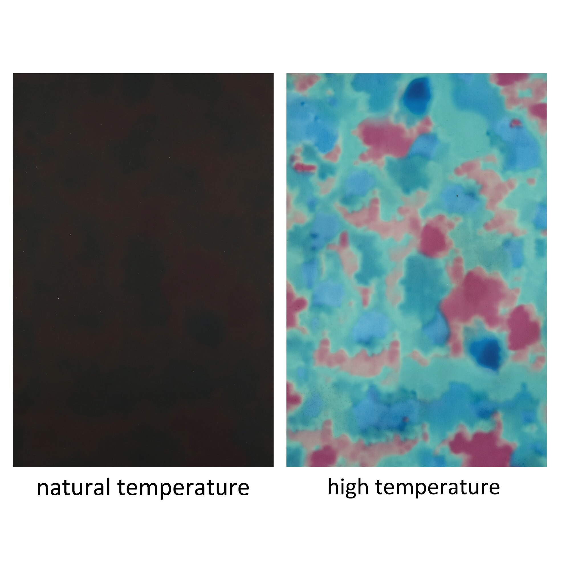 20*33cm Tie-dye Temperature Sensing Faux Leather Sheet Vinyl Leatherette Clothing Upholstery DIY Earring Accessories ,1Yc14044: 1116939009