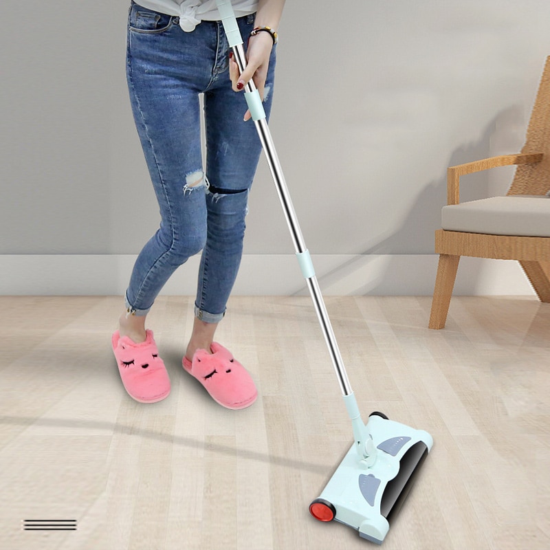 Quiet Electrostatic Carpet Floor Sweeper Lightweight Cleaning Vacuum Cleaner for Home HY99 MA16
