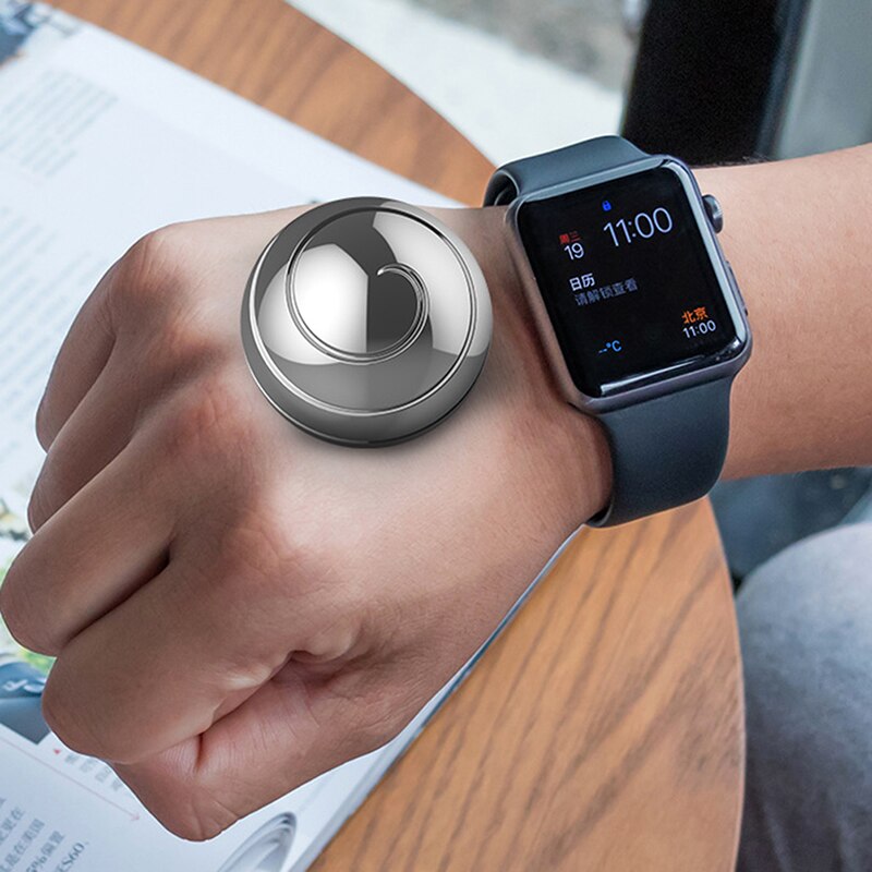 Desktop Decompression Rotating Spherical Gyroscope Office Desk Fidget Toys Optical Illusion Flowing Finger Toys