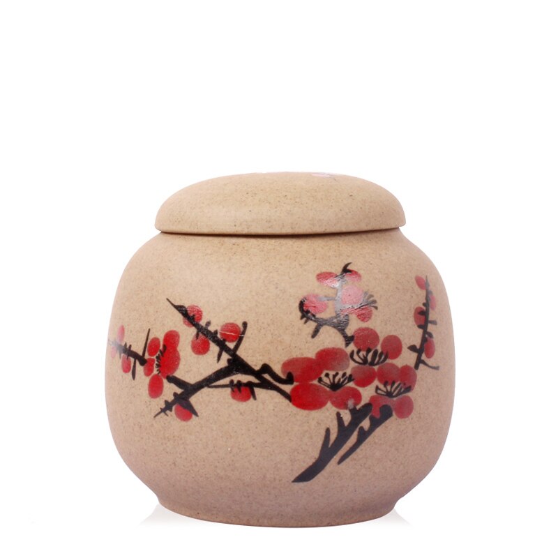 Boîte à thé Kongfu | Coffres traditionnels chinois de stockage de thé en porcelaine peinte à la main, nourriture Puer, poterie, thé vert