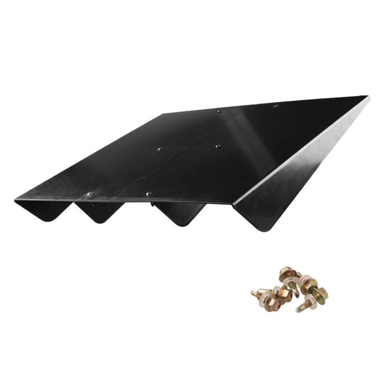 Universal Car Rear Bumper Diffuser Spoiler Shark Fin Achter Deflector Chassis Rear Lip Spoiler Wing Accessoires: Default Title