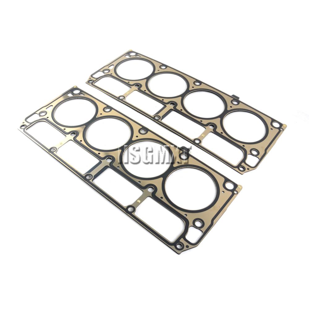 AP02 Pair Cylinder Head Gaskets 12589226 12498544 for GMC Buick Chevrolet Express Colorado Impala Monte Carlo Suburban