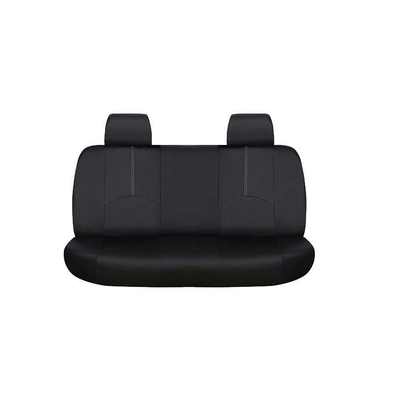 4 stk /9 stk universal auto sædebetræk til biler stol front bag nakkestøtte betræk 4 sæson bil pu læder sort brun
