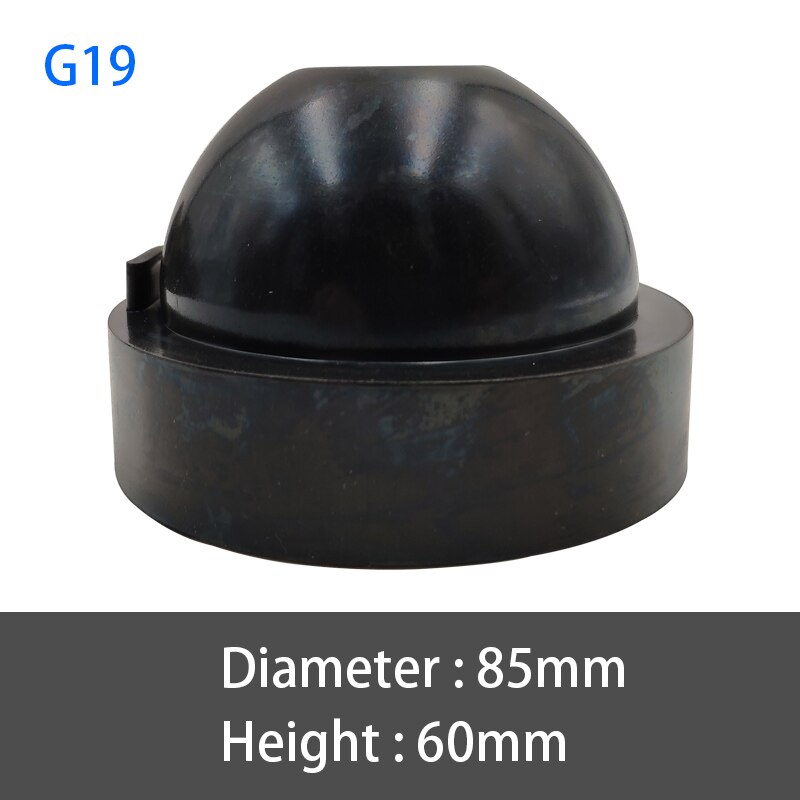 2 stk bil led lys hovedlys støvdeksel skjult xenon lys gummipakning cap deksel hodelykt bil styling  h4 h1 h7 d2h h11 h8 hb3: G19-85mm