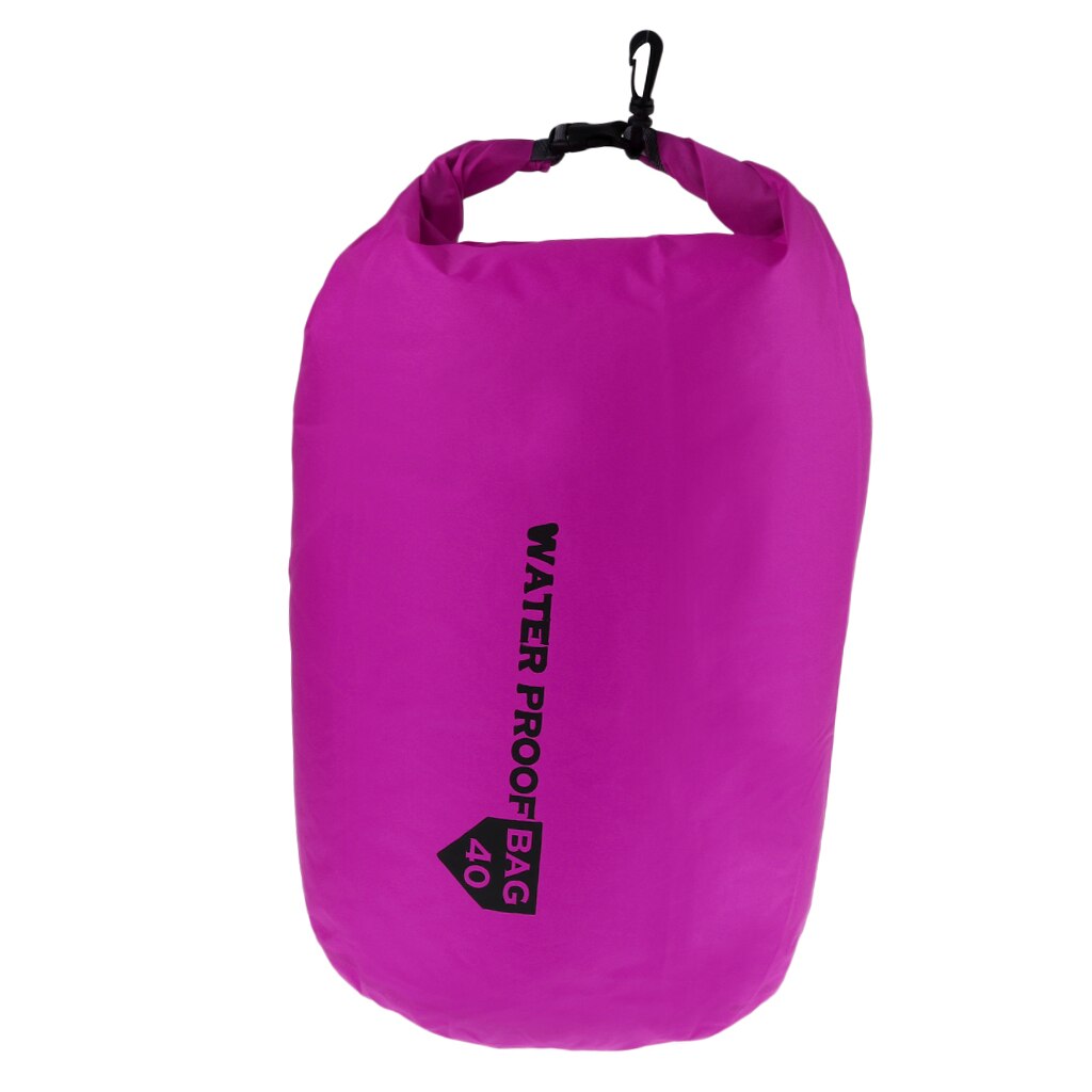 Bolsa seca impermeable flotante de 10L/20L/40L/70L para actividades al aire libre canotaje Kayak Pesca natación y Camping mantener seco saco