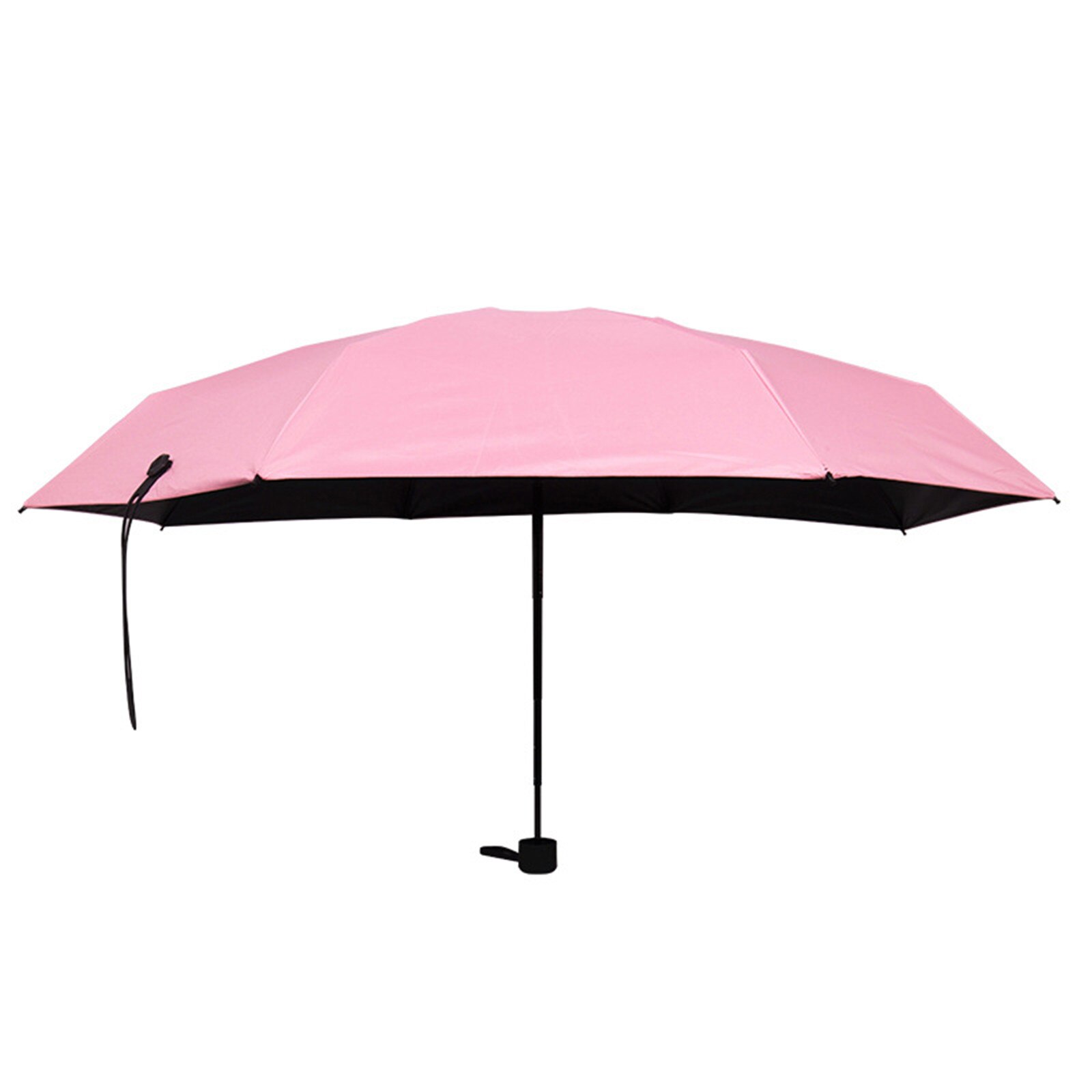 Kleine Zon Regen Paraplu Vijf Opvouwbare Leuke Anti Uv Paraplu Kids Strand Parasol Winddicht Paraplu FP8: Pink