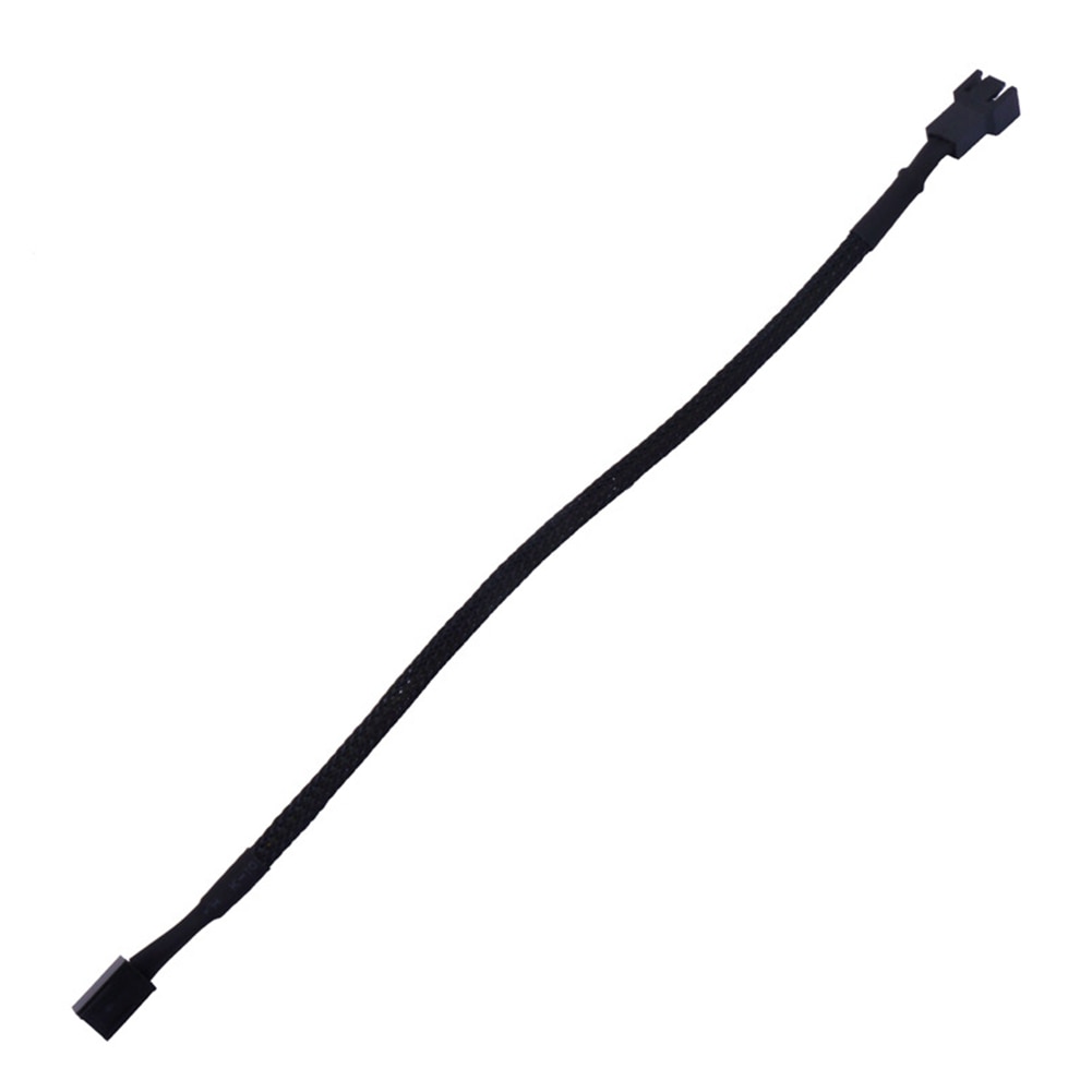 5 kpl uros-naaras virtatarvikkeet hihainen liitin tietokonejohto 3 -nastainen tuulettimen jatkokaapeli kotelo 27cm