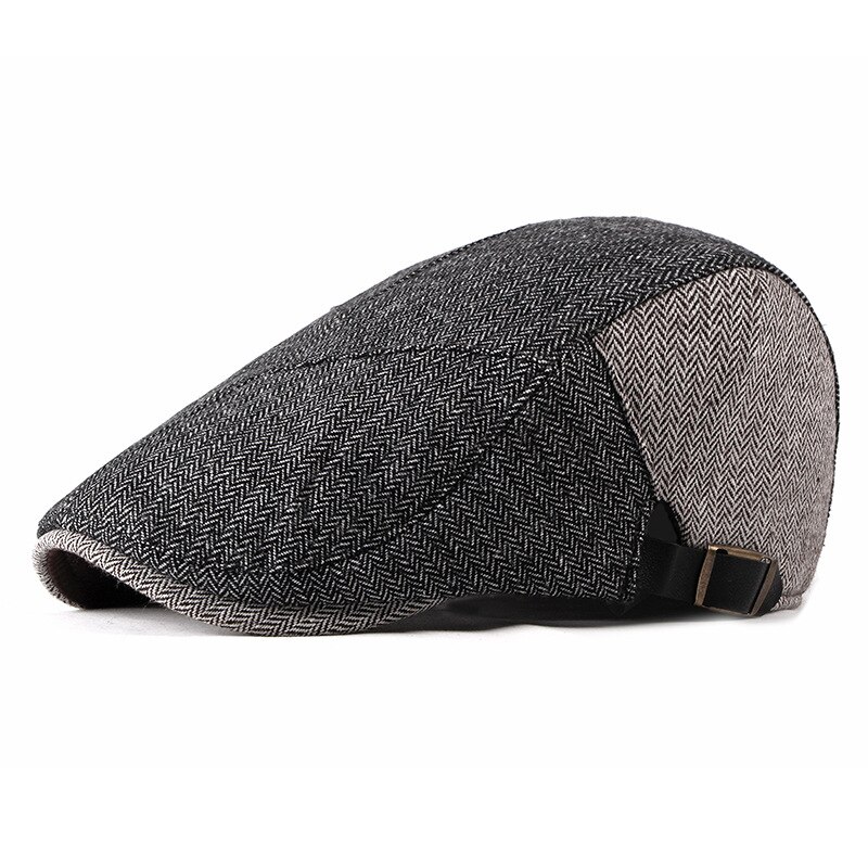 Gorra plana de algodón y lino para hombre, boina para conducir, Golf, Gavroche, Verano