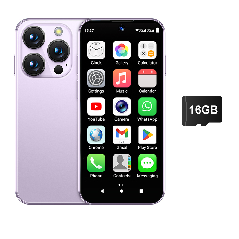 2025 NEUES SERVO 19E MAX Mini-Smartphone 3G WCDMA Android-Handy Dual SIM 16 GB ROM 3,88 Zoll Display 2000 mAh Kleine Smartphones: Blau