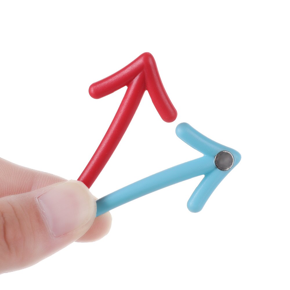 Pegatinas magnéticas creativas, accesorios para pizarra blanca, soporte para mensajes, globo de flecha, bonsái, suculento, imán para nevera, 6 uds.