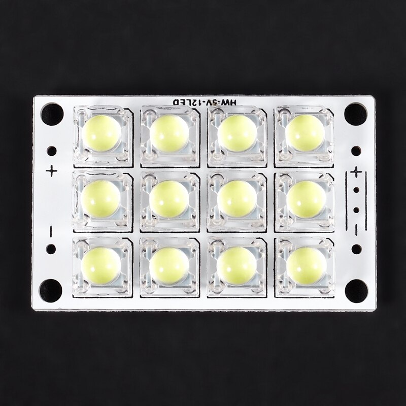 DC 3V 5V 12 LED Super Bright White Piranha LED Circuit Board LED Lights Light Yacht